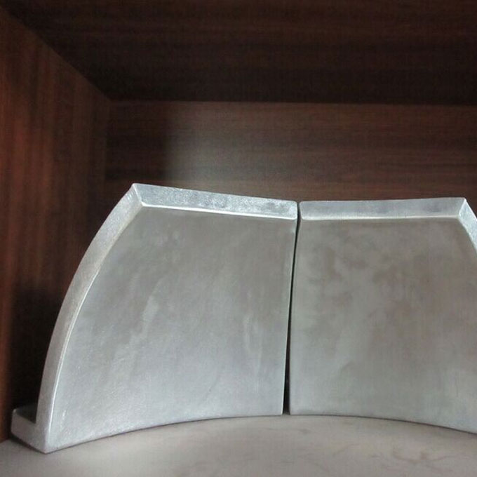 厂家定制木纹弧形铝天花 艺术波浪异形铝单